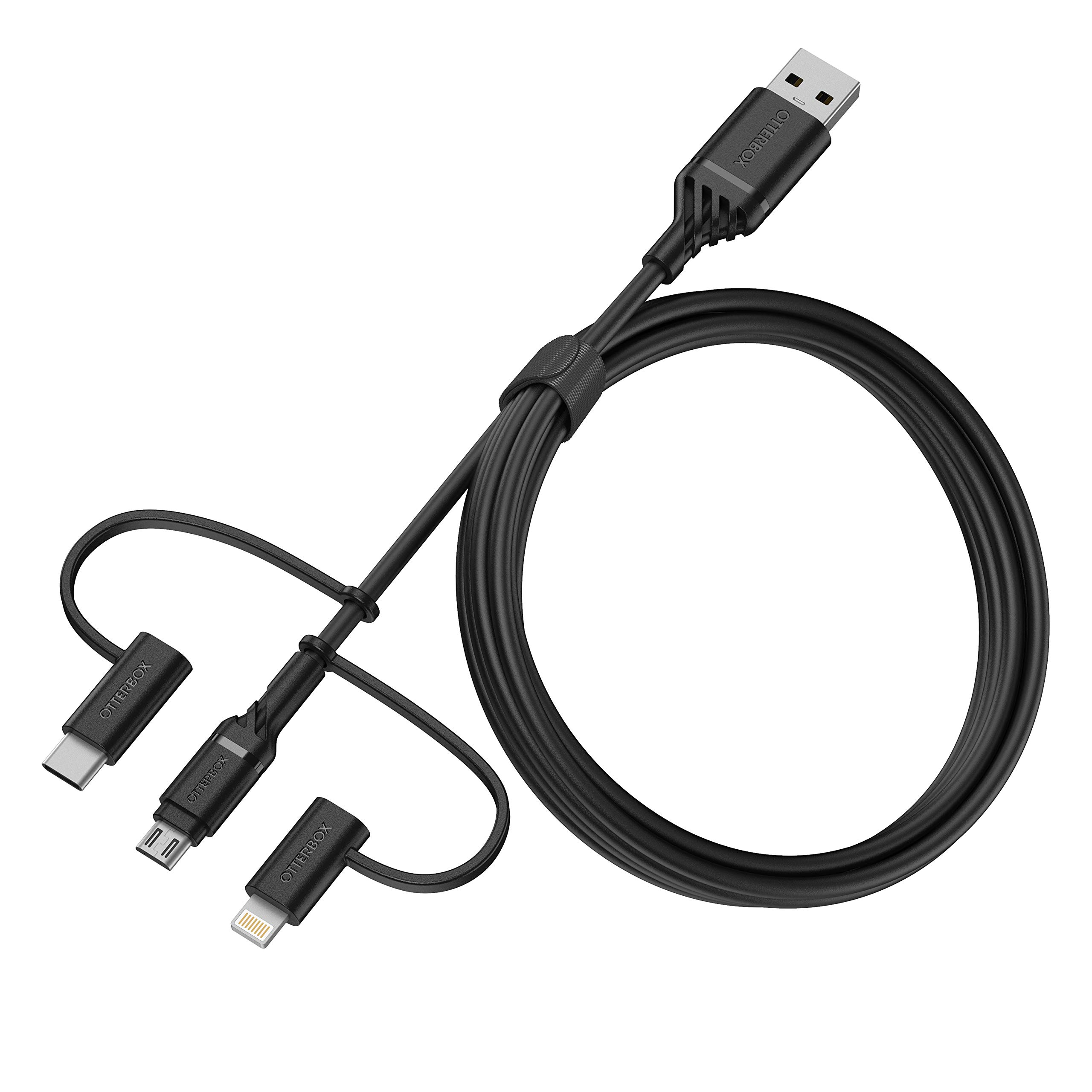 OtterBox 3in1 USBA-Micro/Lightning/USBC Reinforced Cable